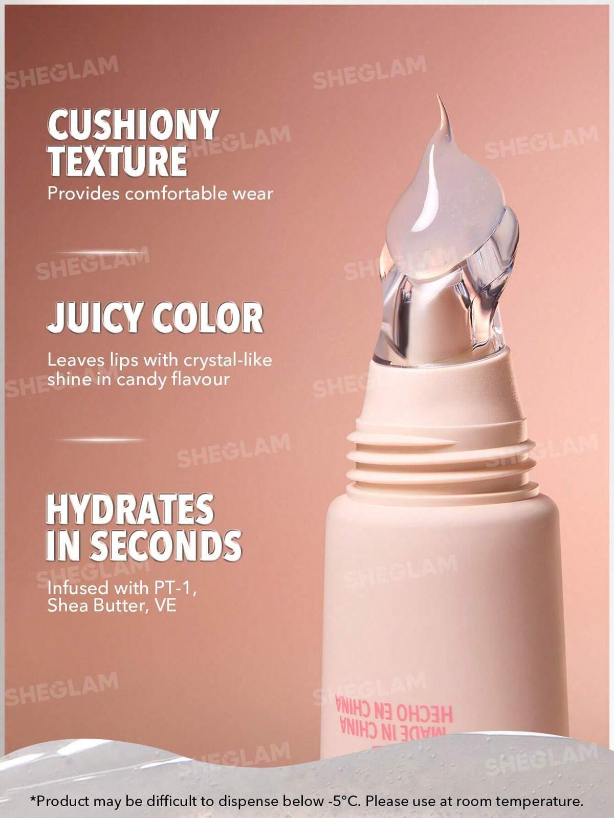 4 Pieces Sheglam Crystal Glaze lip Care