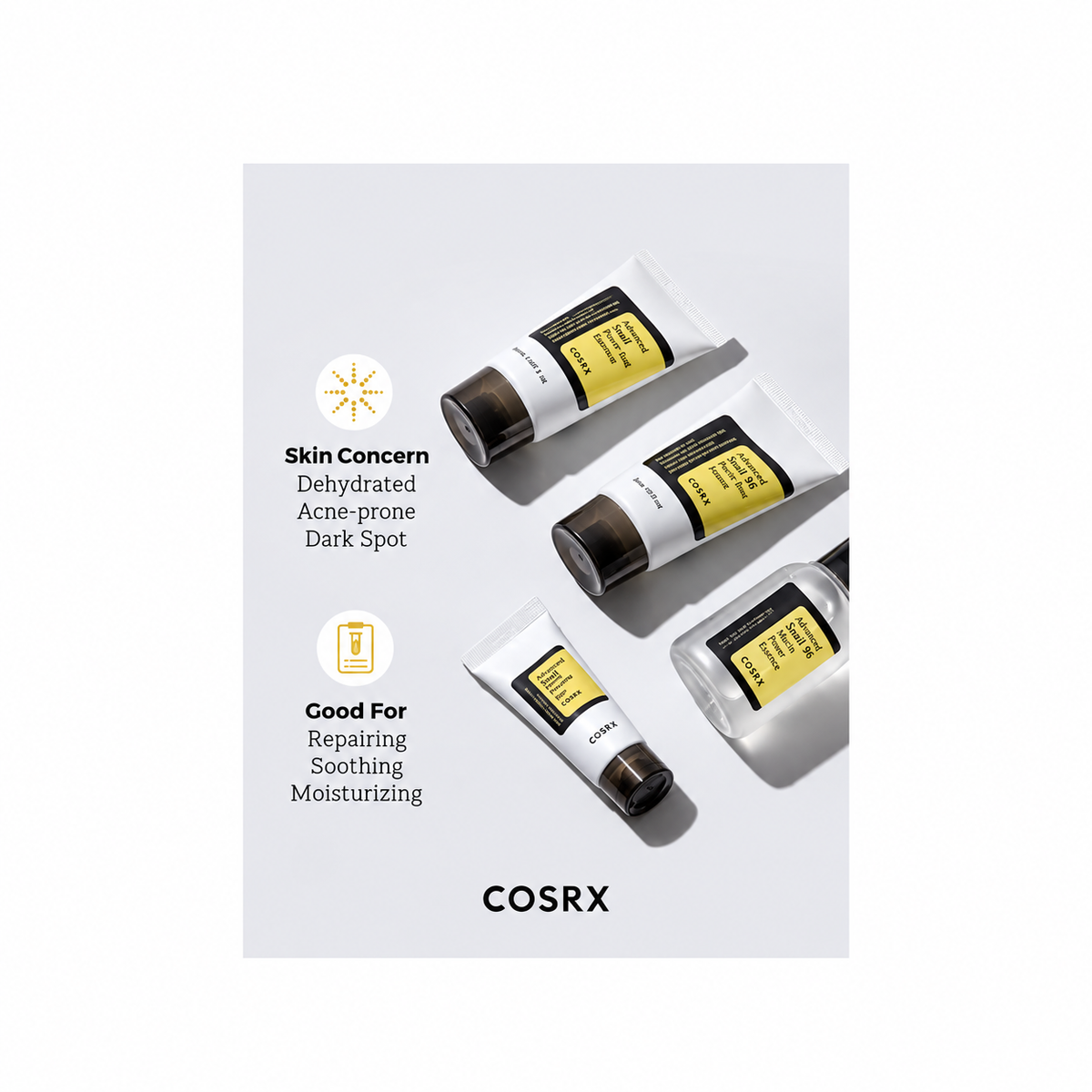 COSRX ALL ABOUT SNAIL KIT FOR DRY SKIN & DARK SPOT
