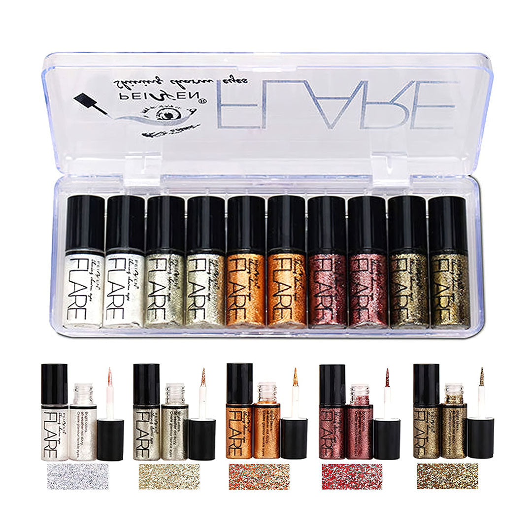 Liquid Glitter Eyeshadow Eyeliner 2 in _ 10 different colours