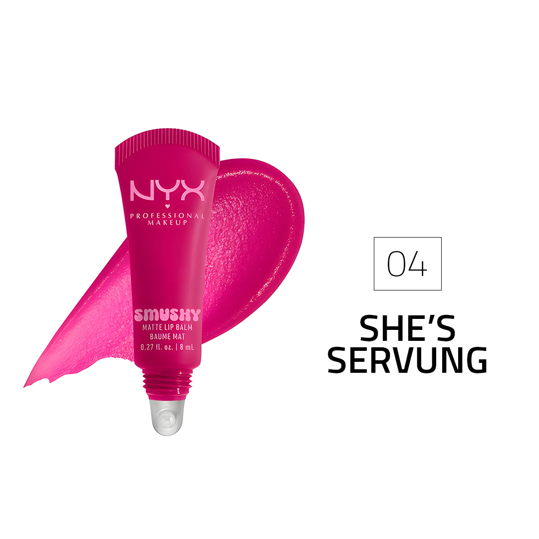 4 Pieces Offer - NYX Smushy Matte Lip Balm