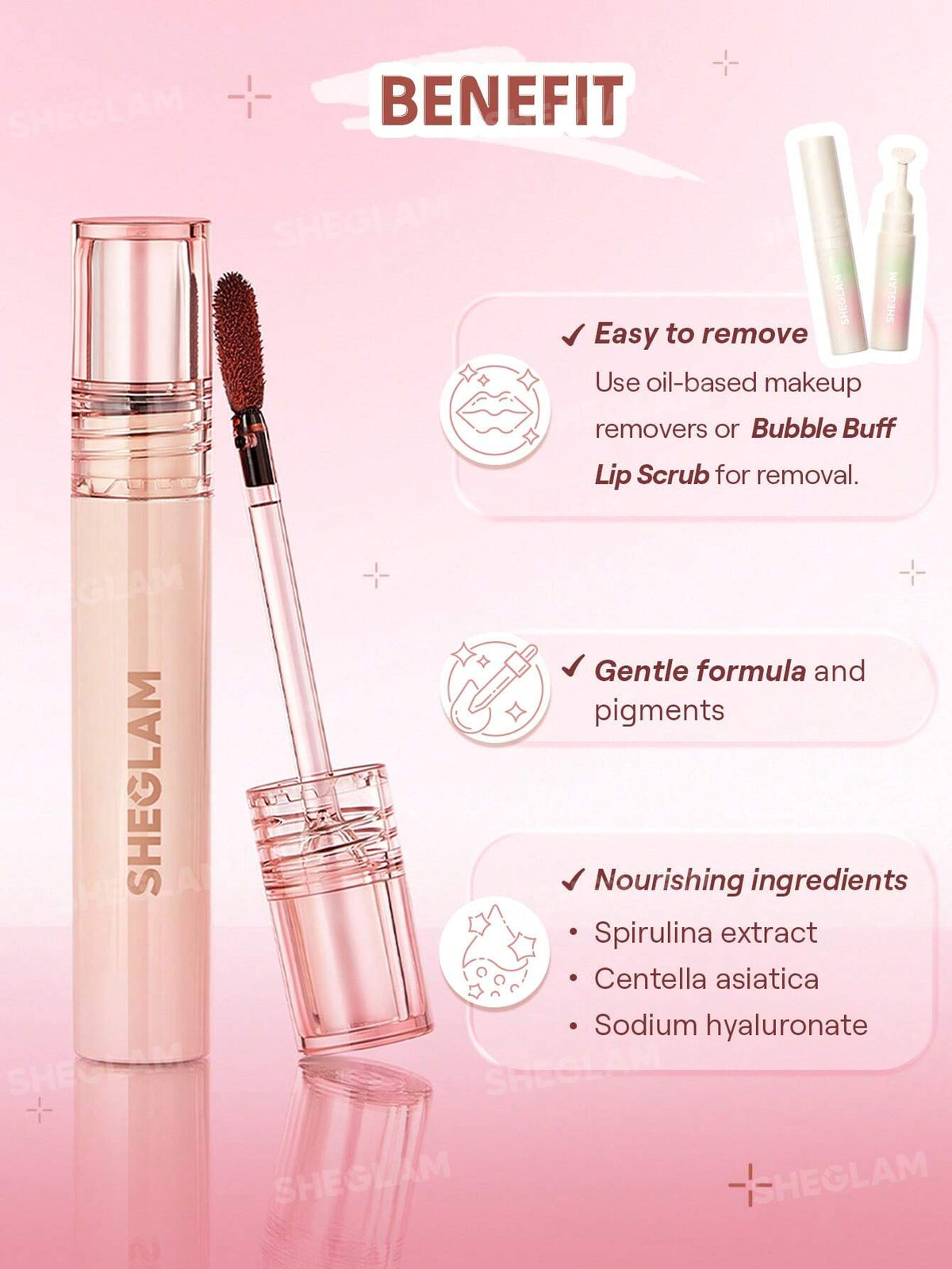 SHEGLAM Fall In Line Peel Off Lip Liner Stain – Buy 1 Get 1 Free