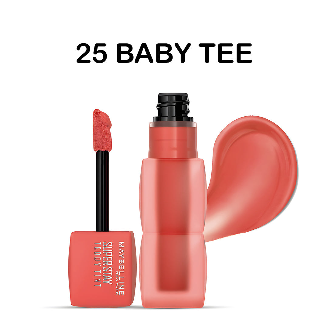 Maybelline Super Stay Teddy Tint – Soft Matte Lip Tint | Buy 1 Get 1 Free