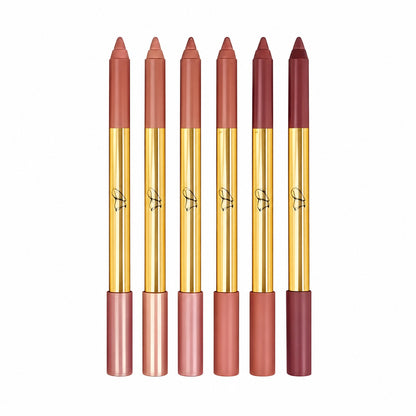 Lip Combo (Kiko Double Touch 103 + 6 Shades Lip Liner Golden Rose)