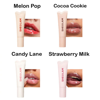 4 Pieces Sheglam Crystal Glaze lip Care