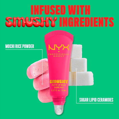 4 Pieces Offer - NYX Smushy Matte Lip Balm