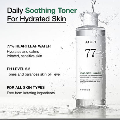 Anua Heartleaf 77% Soothing Toner Rose Cosmetics
