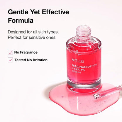 Anua Niacinamide 10% + TXA 4% Removing Serum Rose Cosmetics