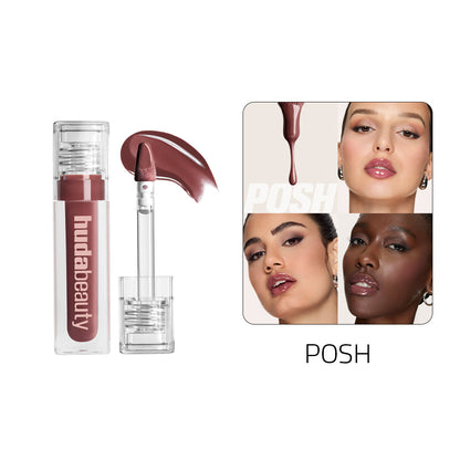Huda Beauty Mascara, Blush & Lipgloss Trio – 50% OFF