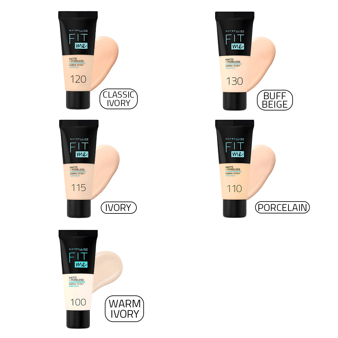 Maybelline foundation Fit Me Matte + Poreless