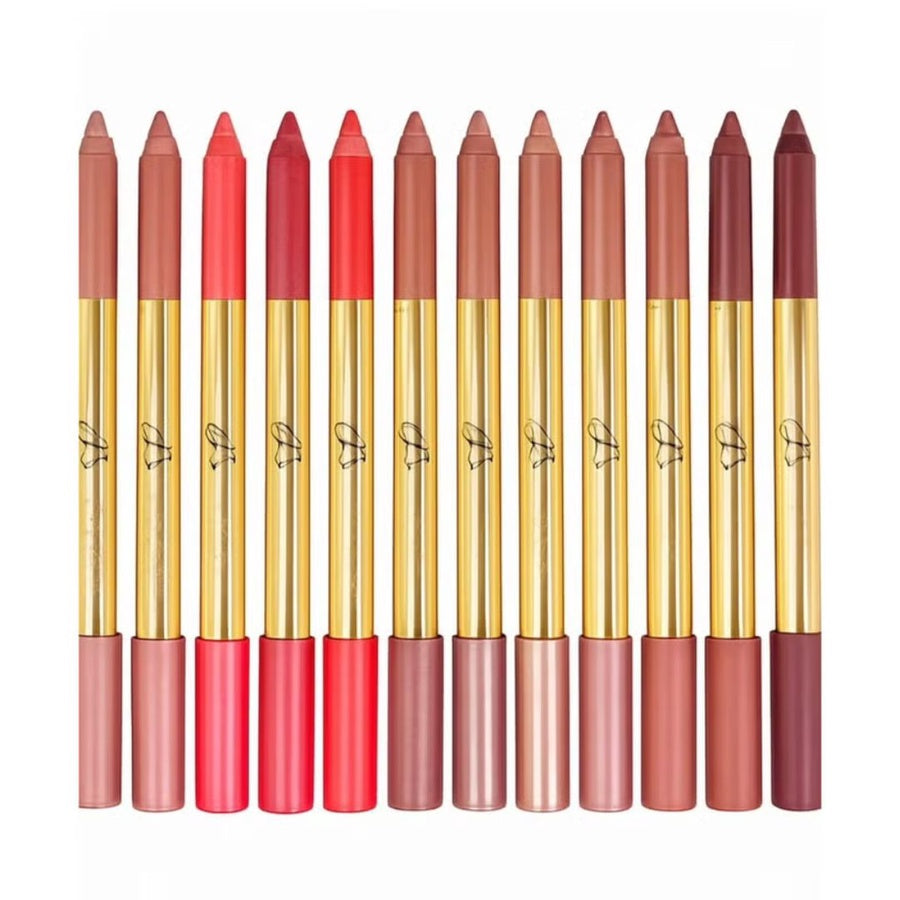 Lip Combo (Kiko Double Touch 103 + 12 Shades Lip Liner Golden Rose)